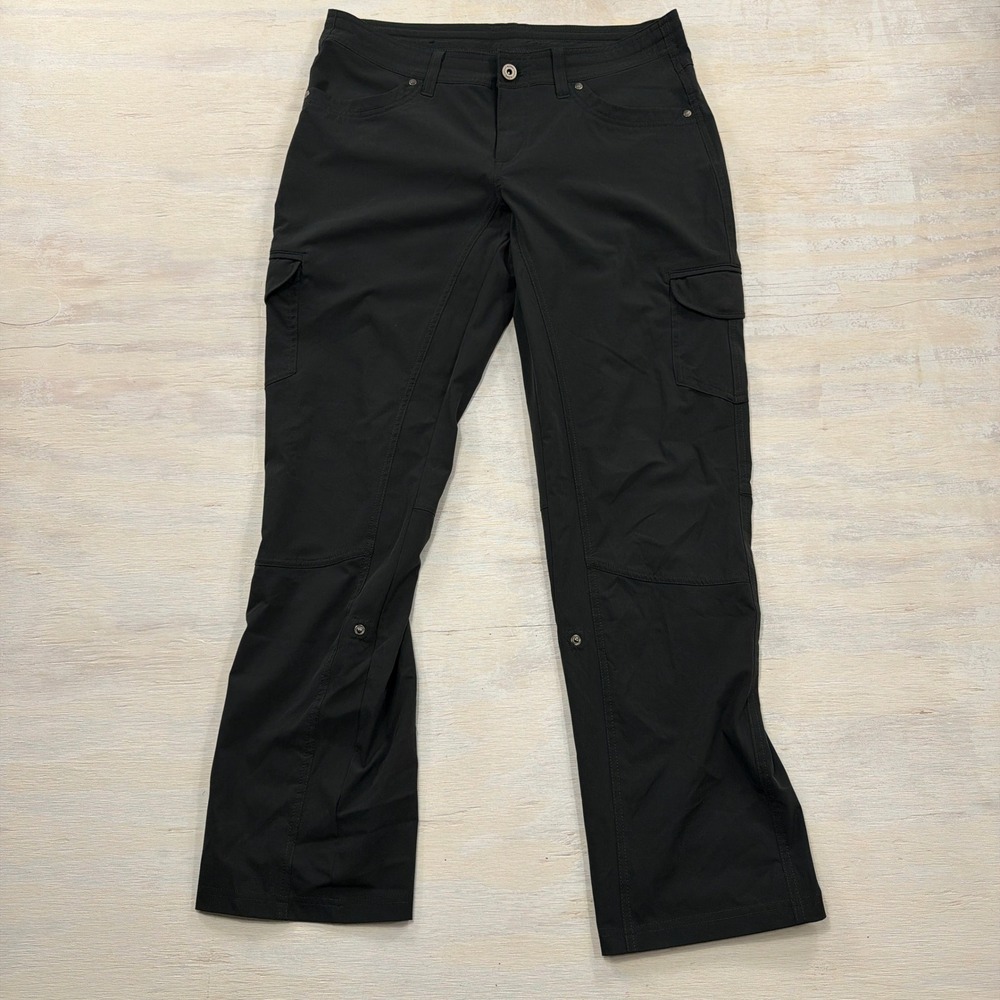 KUHL Pants Splash Roll-Up 10 Short Cargo Hiking Outdoor Black Womens